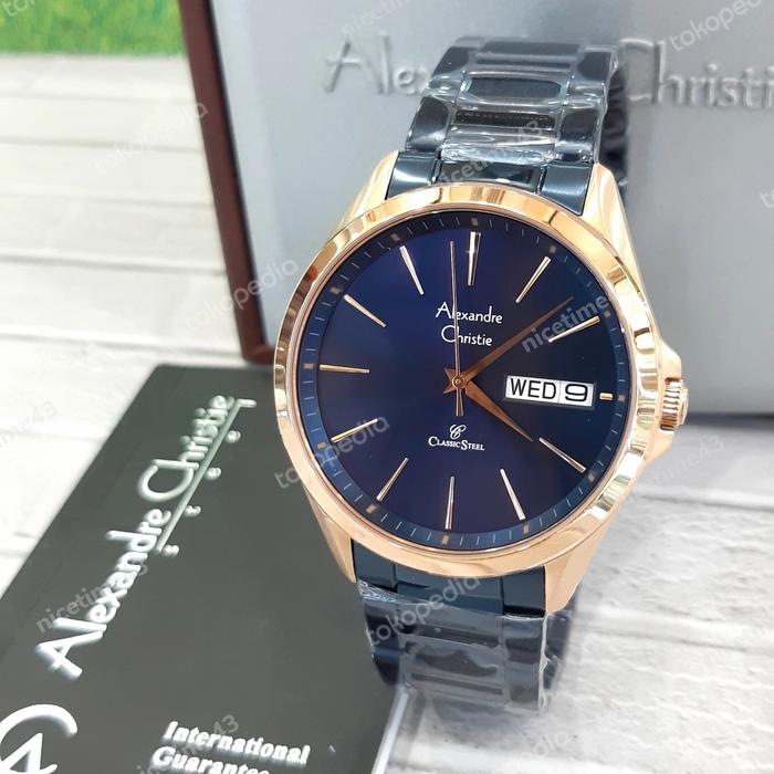 jam tangan pria alexandre christie original 8592me