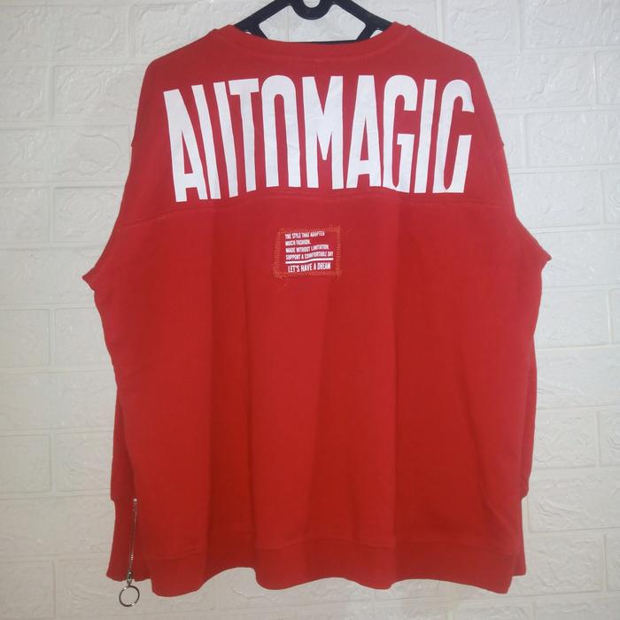 Thrift Oversize Crewneck Backprint (Preloved)