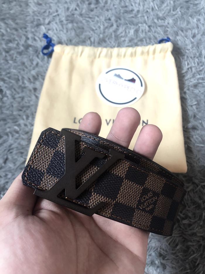 LV damier belt
