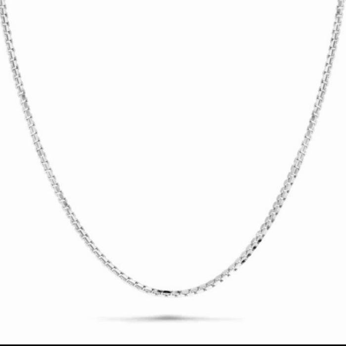 kalung emas putih asli italy santa 420 perhiasa