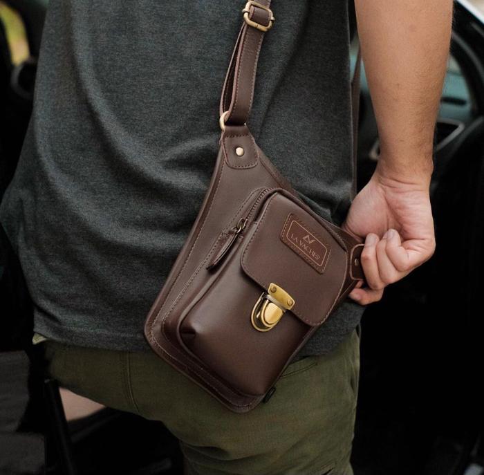 Antasena phone bag - lavaches leather - leather bag