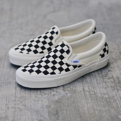 Vans Slip On Vault OG Summer Spring SS 2016 Checkerboard Black White