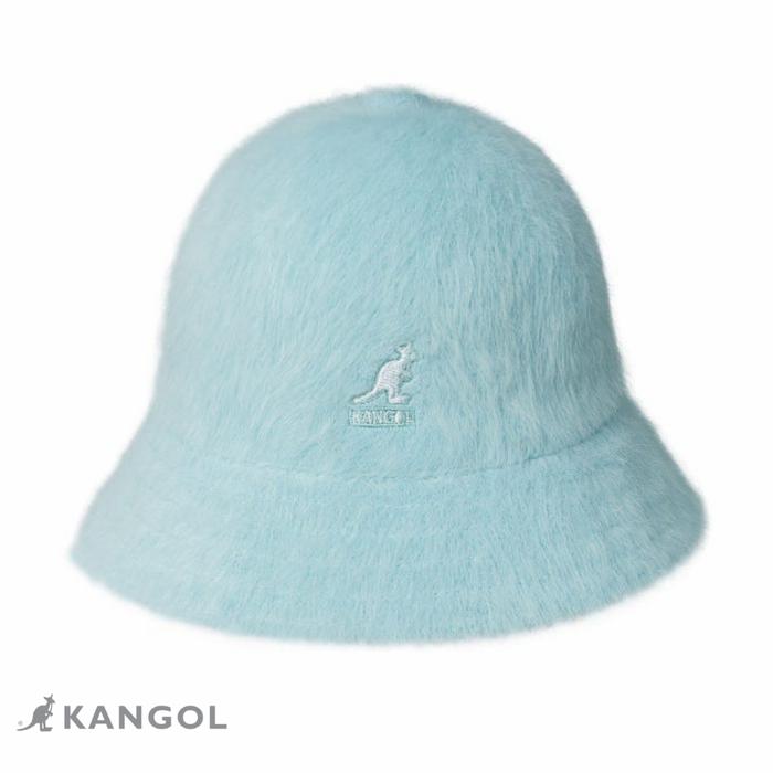 Furgora Casual Bucket Hat Kangol Topi Bucket Furgora Casual - Warna Biru Muda, Bahan Angora & Modacr
