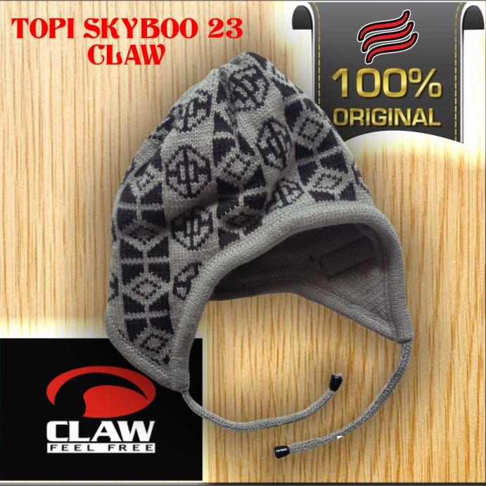 Skyboo Rajut 23 Claw - Topi Hangat Skyboo 23 Claw - Topi Outdoor Claw