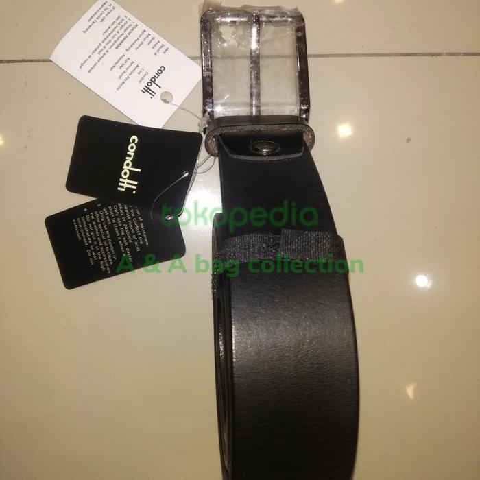 belt ikat pinggang gesper kulit asli merk condotti original authentic