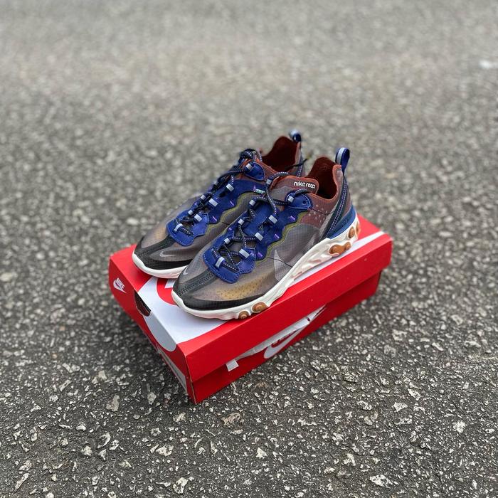 Sepatu nike react element 87 bluewht original