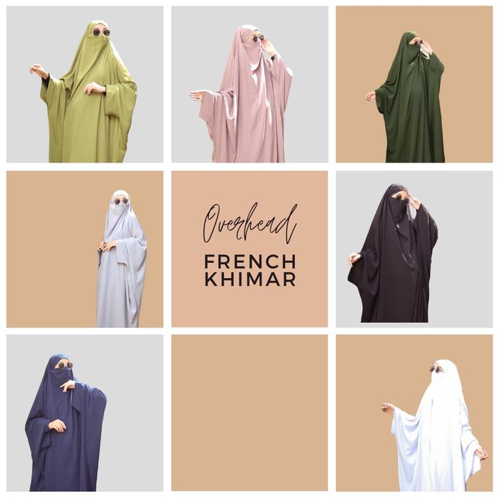 OVERHEAD FRENCH KHIMAR