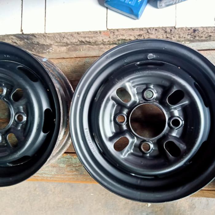 velg kaleng Ring 12 lebar 4 inchi pcd 4 x 114 Untuk : - mobil carry