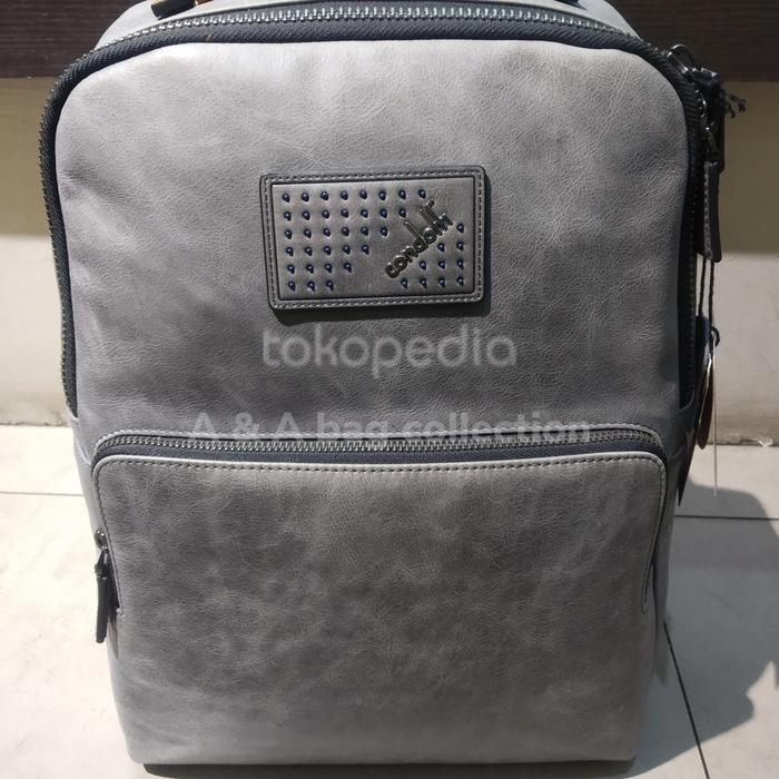tas ransel pria leather Condotti original authentic kulit asli