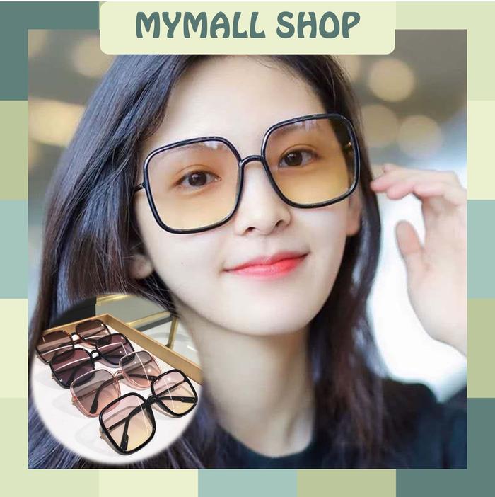 KC107 KACAMATA LENSA PERSEGI TRANSPARAN KACAMATA FASHION KOREA MURAH