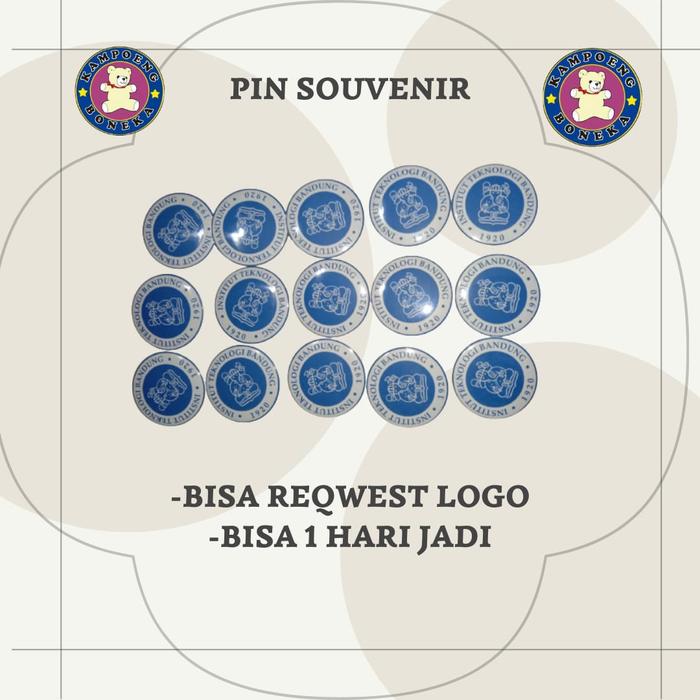 pin logo sekolah/kampus