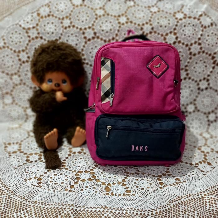 daks backpack original pink