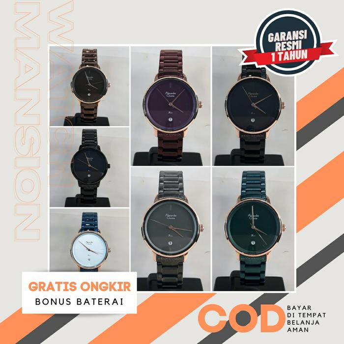 JAM WANITA ALEXANDRE CHRISTIE 2955 AC 2955 AC2955 STAINLESS STEEL ORI