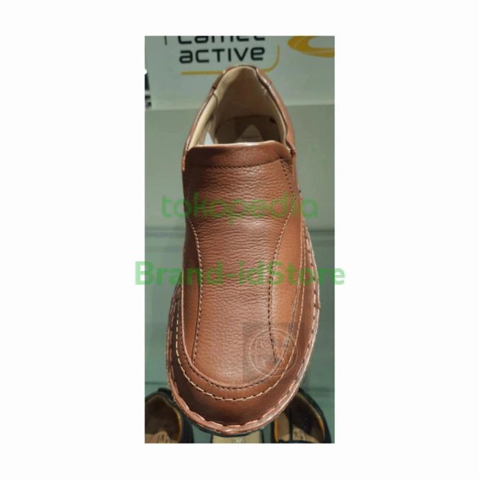Sepatu pria casual Camel Active original kulit asli Gregant Brown