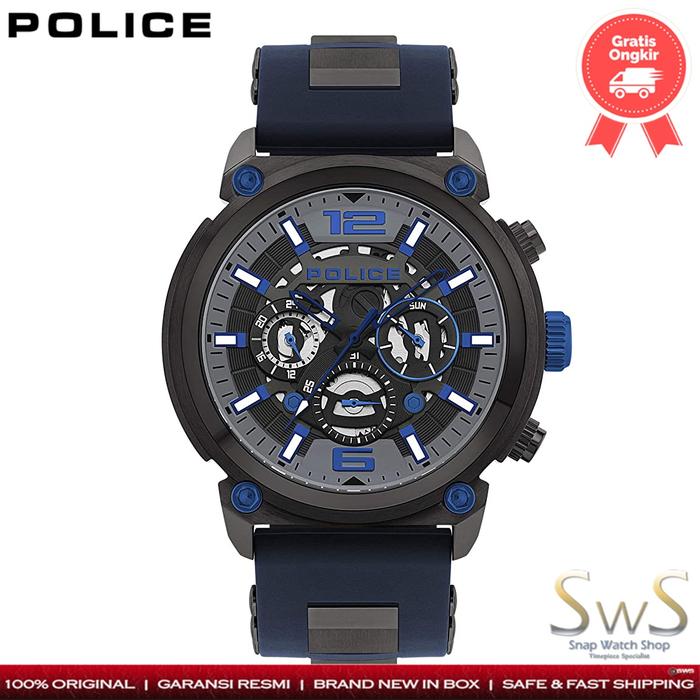 Jam Tangan Pria Police Multifunction PL14378JSU13 Original Resmi