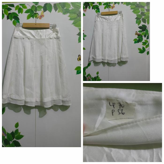preloved rok putih skirt