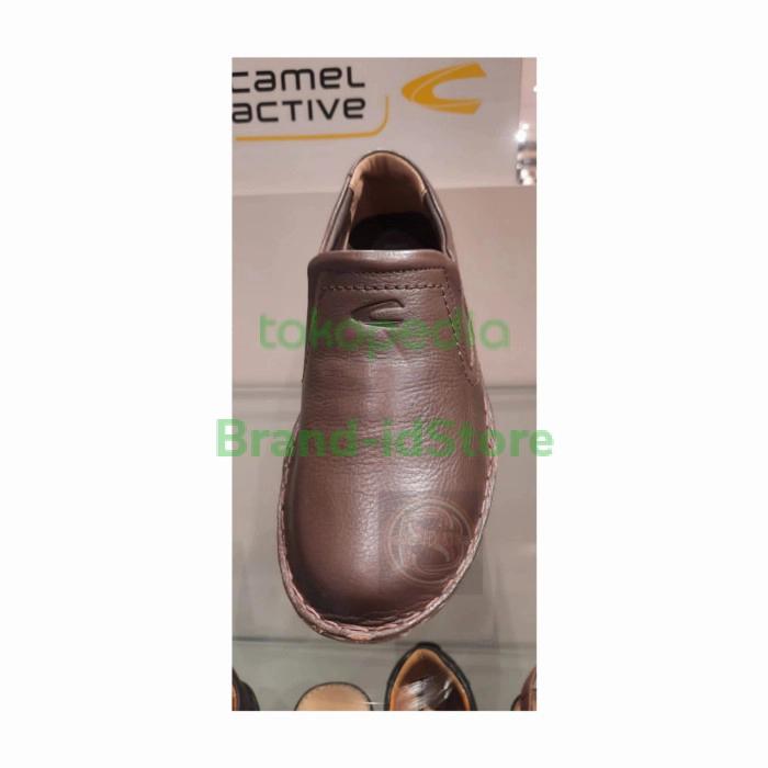 Sepatu pria casual Camel Active original kulit asli Gregant Coffe