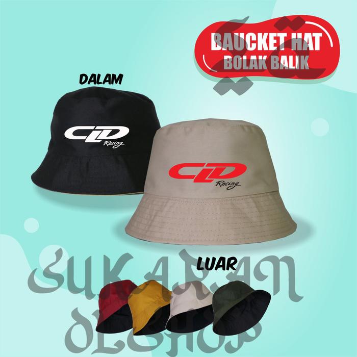 Topi bucket hat pria premium cld racing