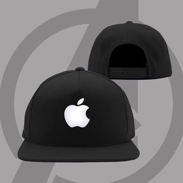 Topi Snapback - Iphone Apple Logo