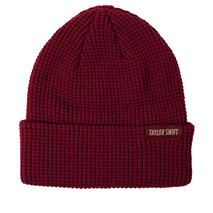 [Official Taylor Swift] Taylor Swift Red Beanie - Merchandise Resmi