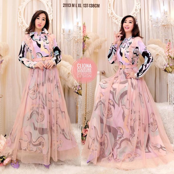 Maxi Dress Gamis Premium Cliona Couture