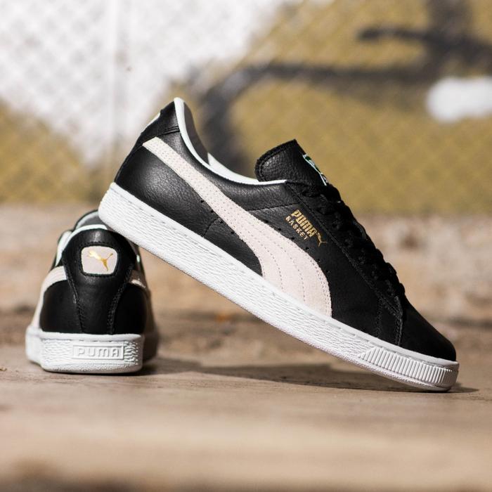 PUMA BASKET BLACK WHITE ORIGINAL