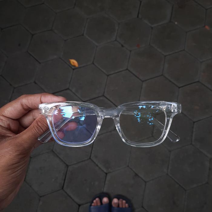 VINCENT SUNGLASSES CLEAR/CLEAR