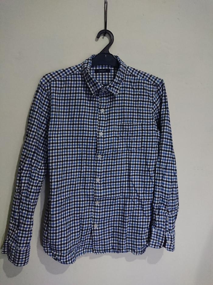 ORIGINAL RAGEBLUE 097 SIZE L MADE IN CHINA KEMEJA FLANELL KERAH COLLAR
