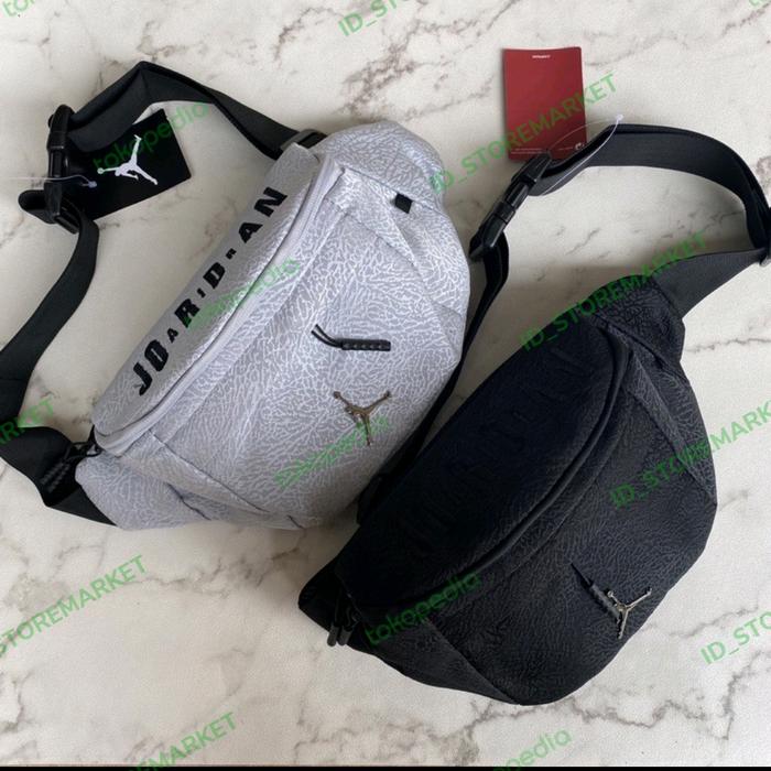 TAS SELEMPANG PRIA JORDAN ORIGINAL IMPORT TERBARU WAISTBAG SLINGBAG
