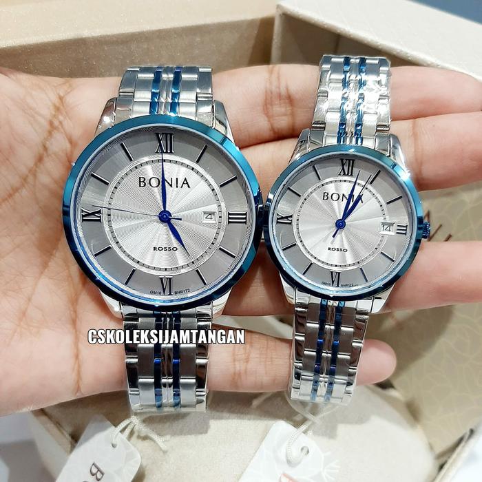 JAM TANGAN COUPLE BONIA ROSSO BNR172-1113BL & BNR172-2113BL ORIGINAL