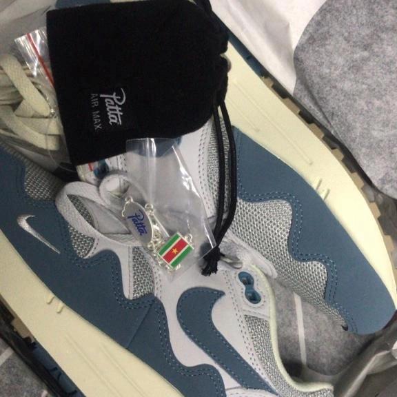 nike airmax 1 patta aqua 100 original