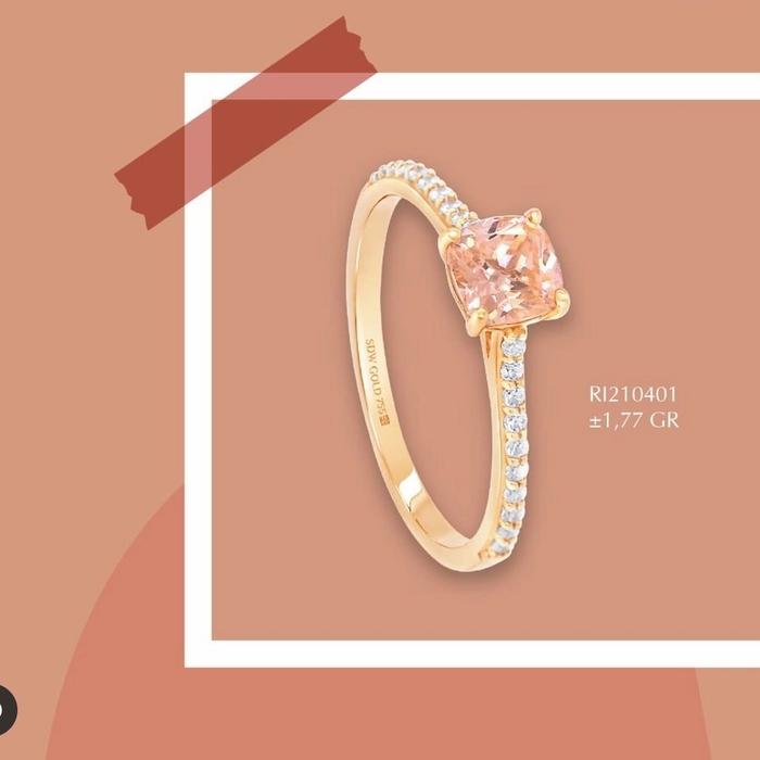 CINCIN EMAS SANDRA DEWI GOLD MORGANITE COLLECTIONS