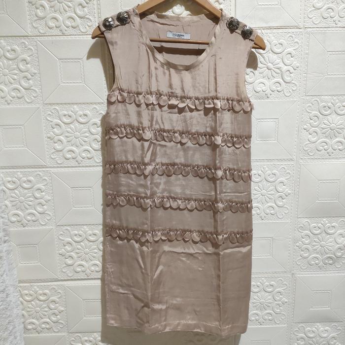 dress coklat rempel zooc