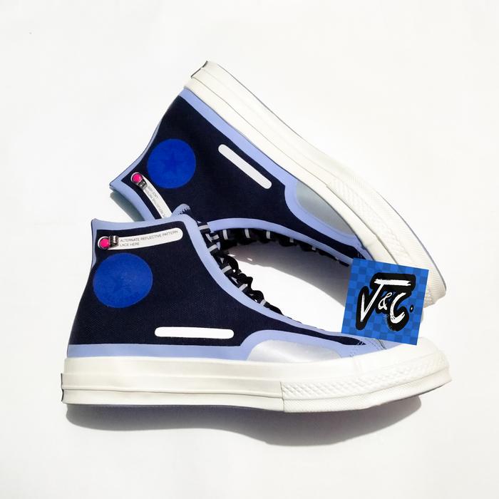 Sepatu Converse Chuck 70 70s Hi-Vis Fuse Seam Tape Hi Obisidian Murah
