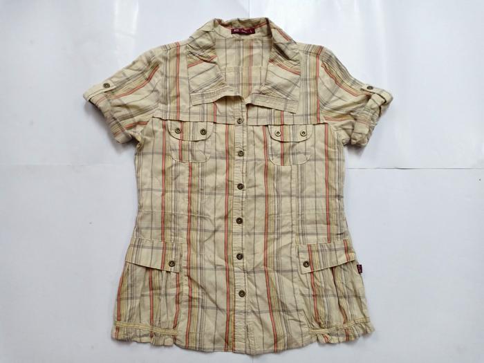 Baju Atasan Kemeja Kancing Wanita Merk Ako Murah Original Formal