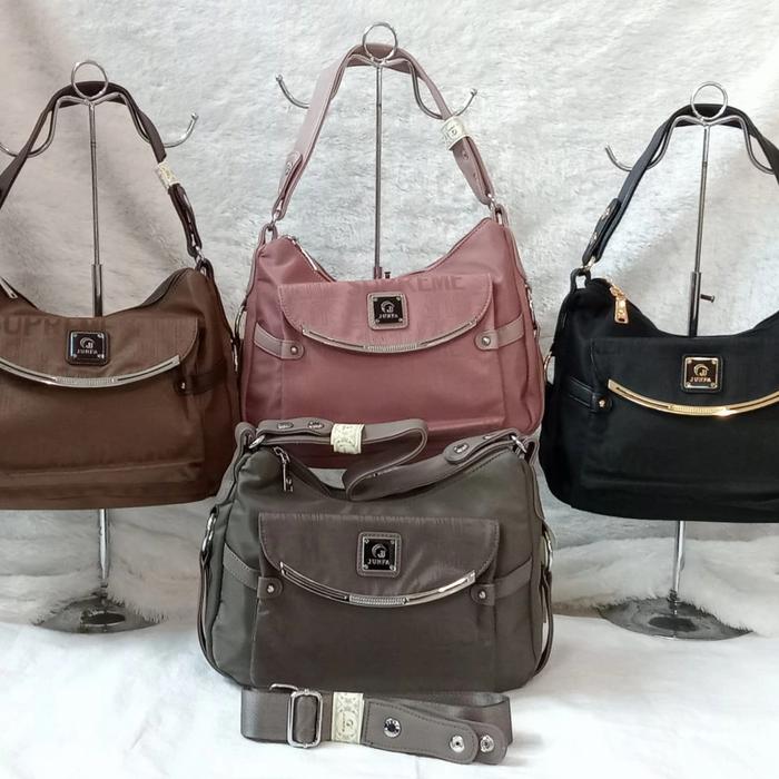 Tas Junfa Slempang parasut motif supreme 8041