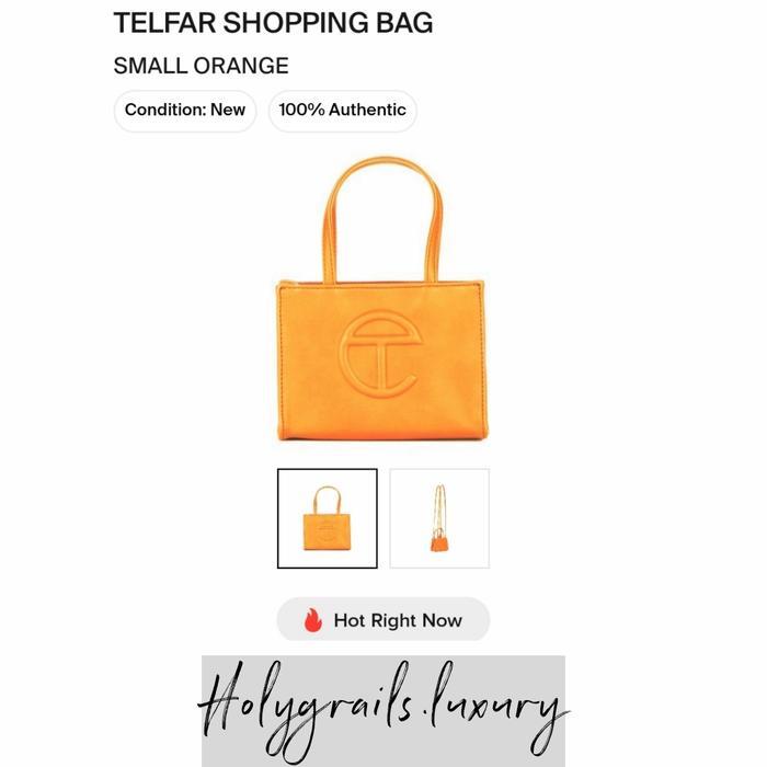 Telfar Shopping Bag Small Orange