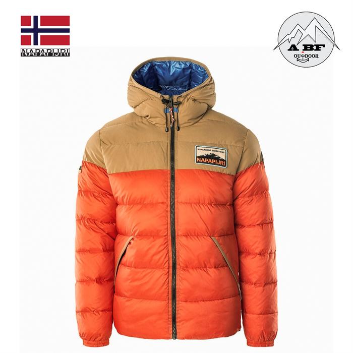 Jaket Outdoor Duck Down Napapijri Ater Coat Jacket - Orange