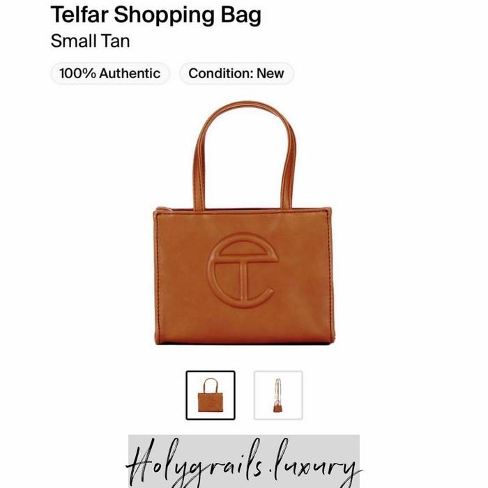 Telfar Shopping Bag Small Tan
