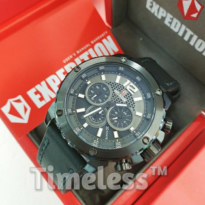 jam tangan pria expedition E 6767 M Black