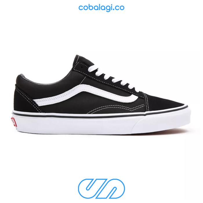 VANS CLASSIC OLD SKOOL BLACK WHITE ORIGINAL RESMI PT NAVYA