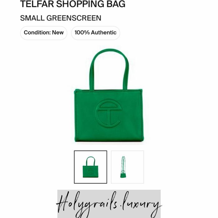 Telfar Shopping Bag Small Greenscreen