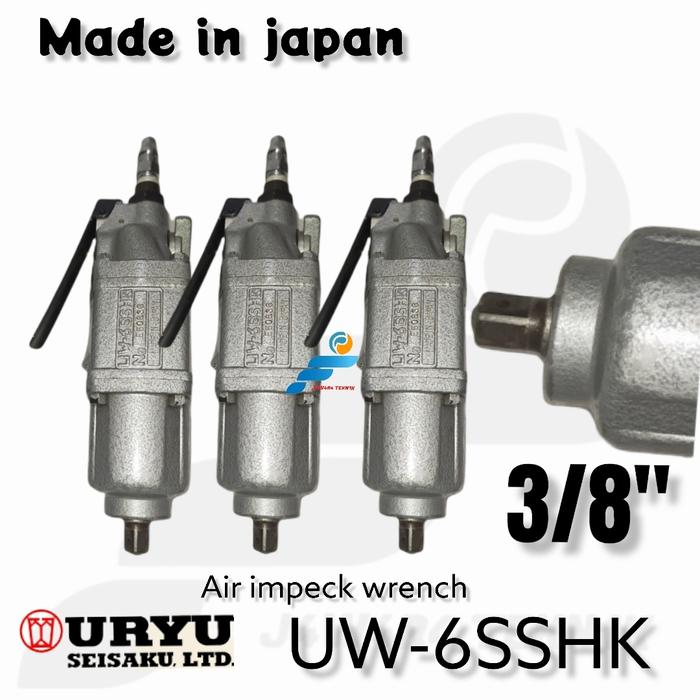 air impeck wrench uryu japan UW-6SSHK/ impek angin/pembuka baut