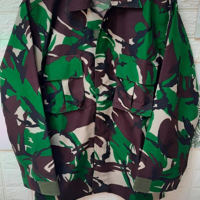 BAJU SERAGAM PDL TNI VELBET WOOL SRITEX 888 ANTI AIR DAUN TALAS