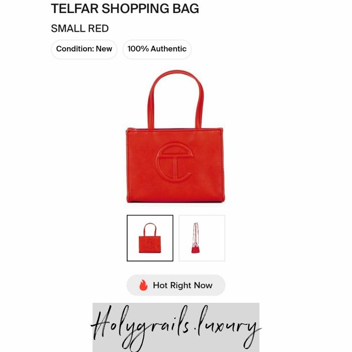 Telfar Shopping Bag Small Red