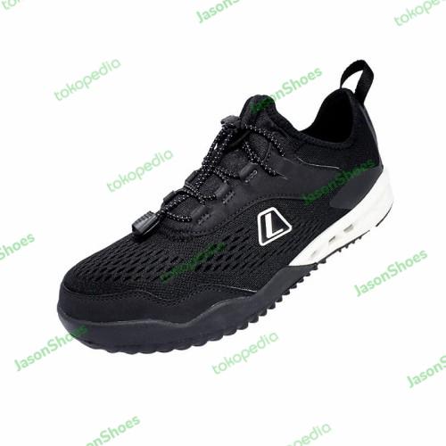 Sepatu League Pria Hitam Sneakers Outdoor Gunung Hiking Aquanos M Ori