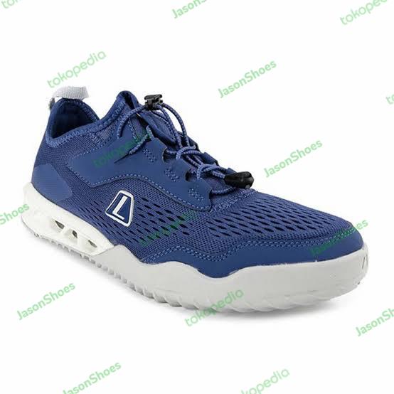 Sepatu League Pria Biru Sneakers Outdoor Gunung Hiking Aquanos M Ori