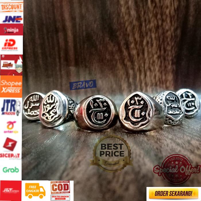 Cincin Perak Alpaka Cincin Tauhid Cincin Darkah Cincin Terompah Asli