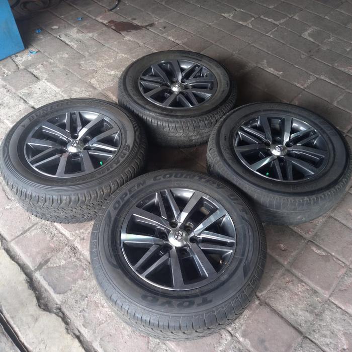 Velg Bekas Mobil COPOTAN FORTUNEER VRZ Ring 18 Ban 285/60 R18 HILUCK