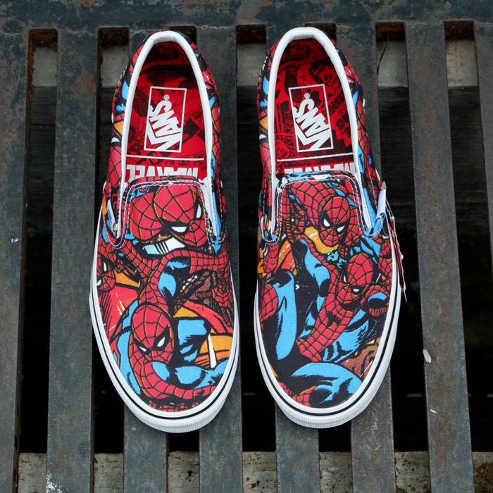 Vans Slip on Marvel Spiderman Original Resmi